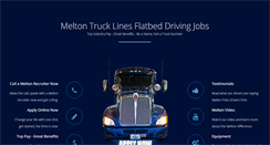 Desktop Screenshot of meltontruckjobs.com